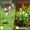 2 Pcs Solar Flowers LED Light Outdoor Garden Yard Stake Solar Flower Lights